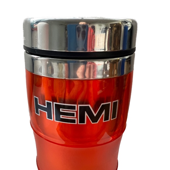 Hemi Stainless Steel Travel Mug Orange Limited Edition Holds 6 ozs - Picture 2 of 6